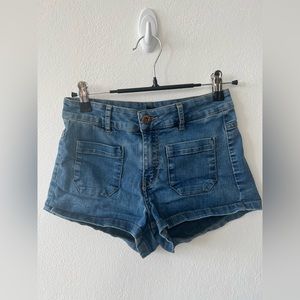 Kendall & Kylie Blue Denim Shorts